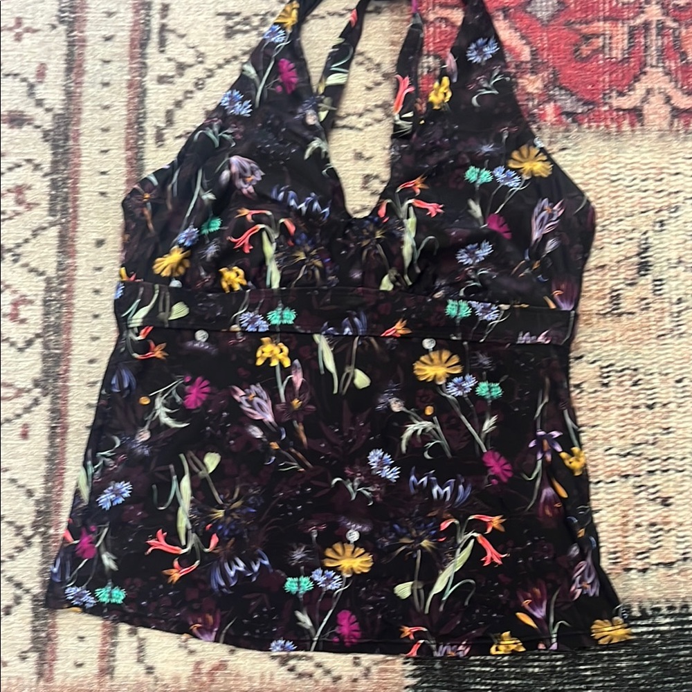 Title Nine cross back swim top